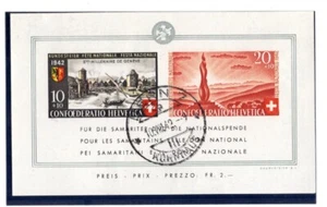 Schweiz, Block 1942, gebraucht, top - Bild 1 von 1