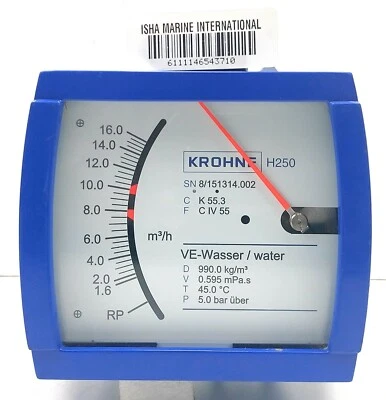 Krohne H250 VE-Wasser / Water V25342213101F - Image 1 of 4