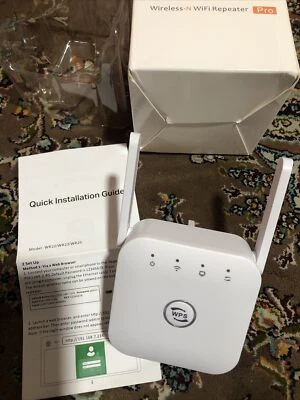 pix-link-N300 Wireless Repeater Wi-Fi Range Extender/AP Router Plug and Play - Image 1 of 4