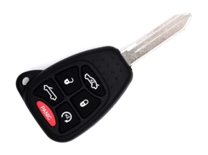 OEM Unlocked Chrysler Convertible Remote Head Key Fob OHT692427AA Reshelled - Picture 1 of 4