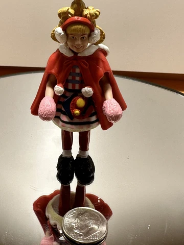 Cindy Lou Who 3.25" Movie Action Figure Dr Seuss How The Grinch Stole Christmas Cover