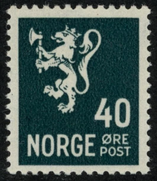 Noruega 1937 (NK 209, MI 188, SC 174) - León - MNH Foto 1 de 1