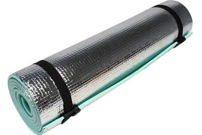 EXPO BÖRSE GMBH ADVENTURE OUTSIDE Alu Isomatte 180 x 50 cm grün Camping Matte Isoliert Campingmatte Wandern NEU