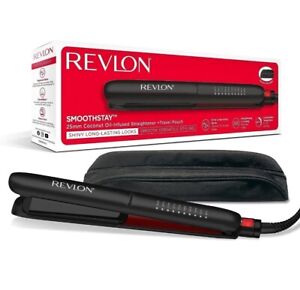 Revlon Hair Straightener - Smooth-stay Coconut Oil Infused - Black 