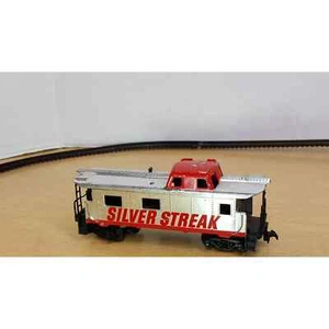 TYCO HO Scale Gauge Silver Streak Caboose - Picture 1 of 10