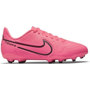 new youth 5 Nike Tiempo Legend 9 Club FG MG Soccer Cleats DA1331-600 pink/black - Picture 1 of 6