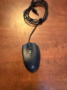 Logitech G600 MMO Wired Gaming Mouse - Black - Bild 1 von 6