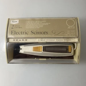 Sears 2-Gang elektrische Schere Vintage AC Power Case Modell 25-2179 - Bild 1 von 13