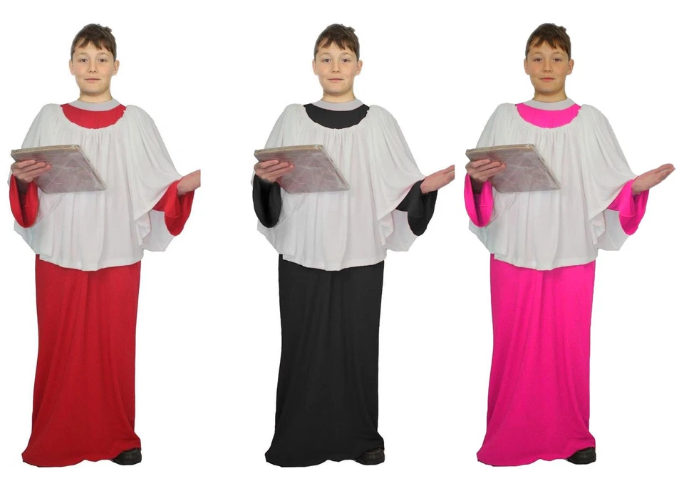 Disfraz de coro infantil niño altar iglesia evangelio cantante religioso elegante Foto 1 de 1