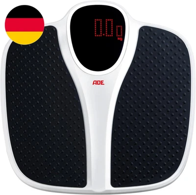 ADE Digitale Personenwaage Bis 200 Kg | Extra Breite Wiegefläche Mit Rutschfeste - Bild 1 von 4