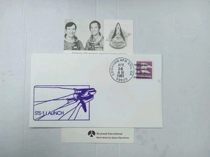 US 1981 Columbia Spaceship STS - 1 Cover , Edward AFB - Picture 1 of 4