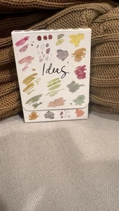 PUNCH STUDIO NOTEPAD IDEAS WATER COLOR 59208 MAGNETIC CLOSURE 75 SHEET 3 X 4 NEW - Picture 1 of 2