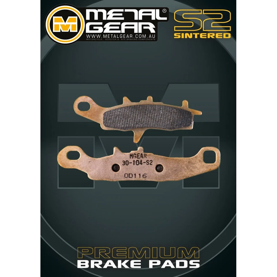 Brake Pads Sintered S2 Front Left for KAWASAKI KX 85 Big Wheel 2007 2008 2009 - Image 1 of 1