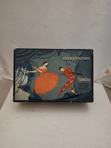 GRAPHIC 1930's Era ART DECO PARK & TILFORD CANDY BOX NEW YORK PARIS - Picture 1 of 6