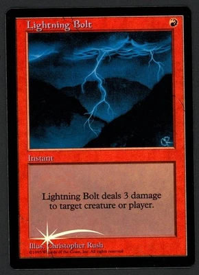 ***FOIL Lightning Bolt Judge Promo*** MTG Promo Kid Icarus - Image 1 of 2