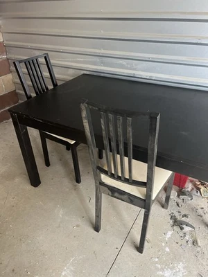 Kitchen Table Four Chairs - Image 1 of 2