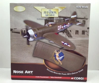 Corgi Nose Art Collection 1:72 P-47D Thunderbolt "Miss Plainfield" Ltd. Ed. NIB - Image 1 of 4