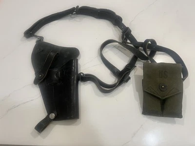 Funda de hombro negra original de la era de la guerra de Vietnam Estados Unidos 1911/1911A1 KPM 7791527  Foto 1 de 4