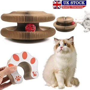 Cat Accordion Magic Organ Cat Scratching Board Cat Toy Kitty Kurlz Cat Toy Ball - Picture 1 of 7