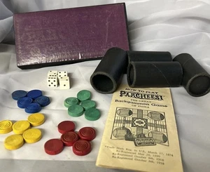 Antiguo Juego de Parchís en Caja Edición Popular Completo Selchow & Righter Bonito - Imagen 1 de 12