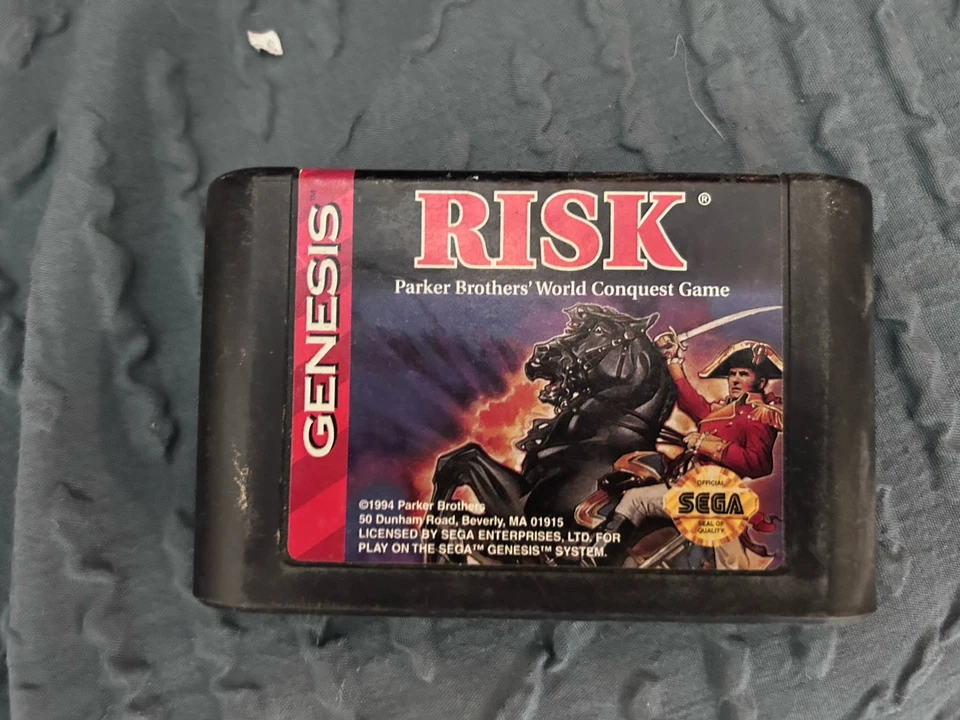 Risk - Sega Genesis Game Authentic, Tested & Working. Cartridge Only. - Image 1 of 1