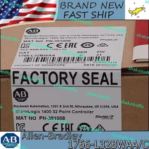 Factory Sealed Allen-Bradley 1766-L32BWAA/C MicroLogix 1400 32 Point Controller - Picture 1 of 8