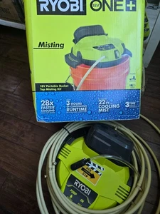 RYOBI CANADA 18V Portable Bucket Top Misting Kit PMP01CN Read DSC - Picture 1 of 7