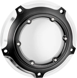 Performance Machine Derby Covers Contrast Cut Vision 0177-2083M-BM 1107-0671 - Picture 1 of 4