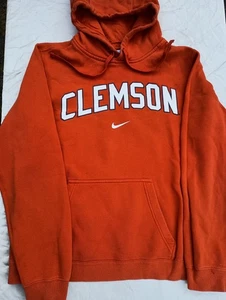 Nike Clemson Tigers Pullover Kapuzenpullover Hoodie Orange Herren Small ACC  - Bild 1 von 7