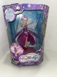 Flutterbuy Fairy by SPIN MASTER - Used - Red Hair - Purple Dress and Wings W Box - Picture 1 of 6