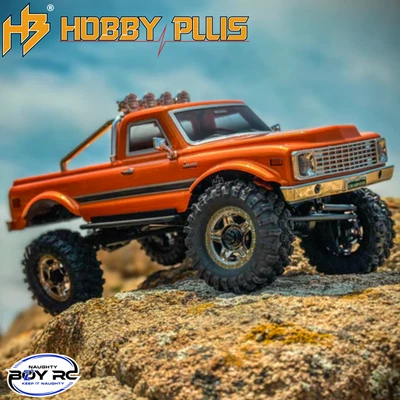 Hobby Plus CR18P EVO V2 Convoy 4x4 RTR 1/18 Trail Crawler Orange RC Car Truck - Image 1 of 4