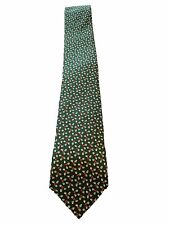 Mistletoe & Holly Berries Pronto Uomo 100% Silk Tie Mens Necktie Christmas Green