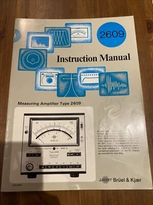 Bruel & KJAER Measuring Amplifier Type 2609 Instruction Manual - KP488 - Picture 1 of 2
