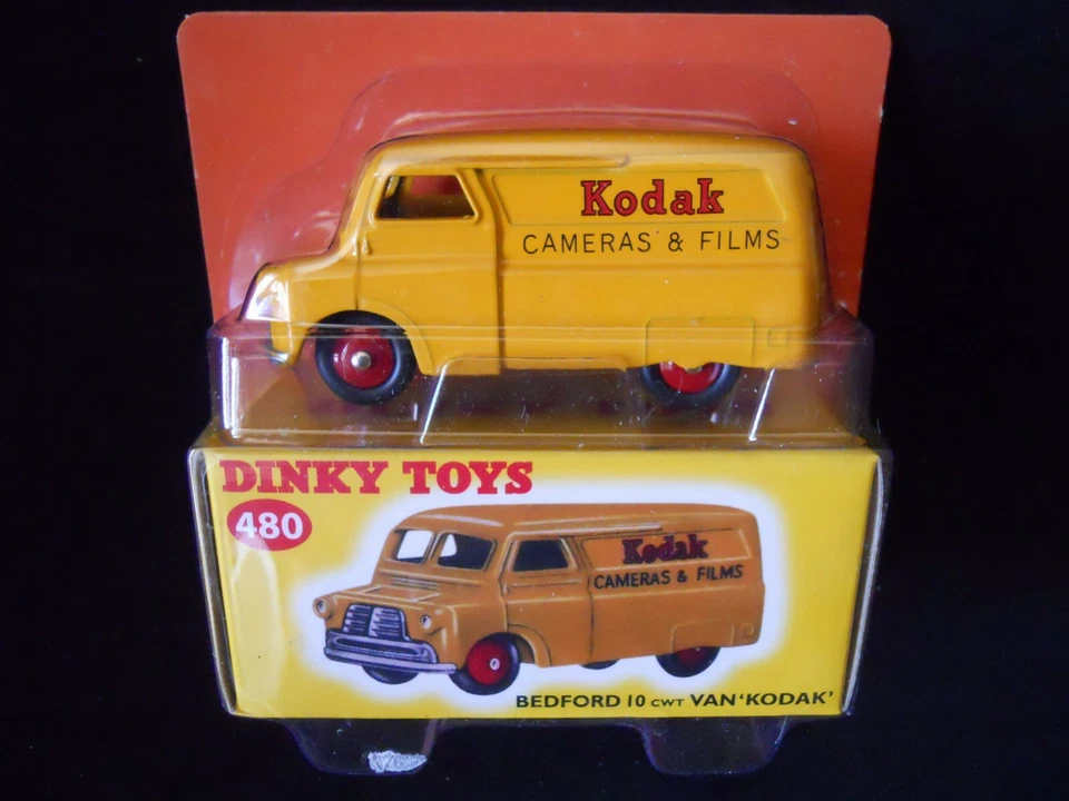 Dinky Toys ATLAS 1:43 BEDFORD 10 CWT VAN KODAK Model cars [MV1] - Immagine 1 di 1