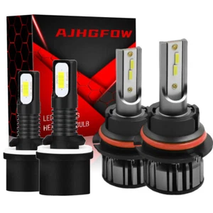 For Dodge Dakota SLT Cab Pickup 1997-2000 White LED Headlight Fog Light Bulb Kit - Picture 1 of 12