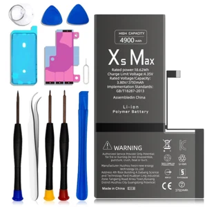 Bateria LMQ do iPhone XS MAX 4900mAh Bateria o dużej pojemności Zamienna bateria Zestaw - Zdjęcie 1 z 6