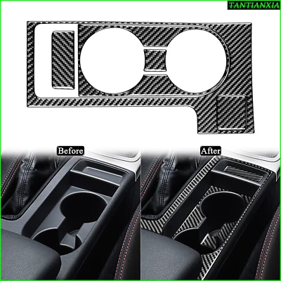 Kit de moldura portavasos central de fibra de carbono real para Subaru Impreza WRX STI 2008-14 Foto 1 de 4