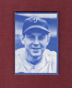 The 1930s #445 Harold "Hal" KELLEHER, 1935-1938 Phillies (1972 TCMA/blue tint) A