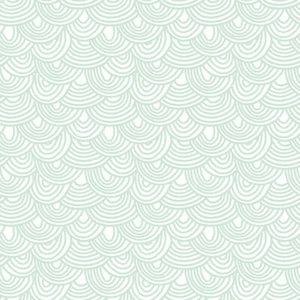Light Green Lagoon Wave Art Deco Self Adhesive Vinyl Contact Paper Peel Stick - Picture 1 of 2