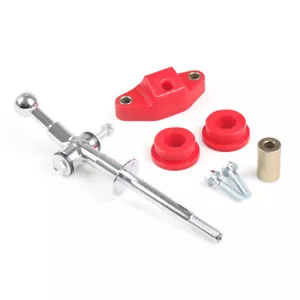 6 Speed Steel Short Shifter and Bushing Combo For Subaru WRX STI 2004-2017 Red - Picture 1 of 11