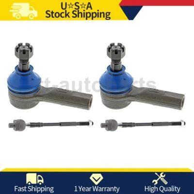 Mevotech Front Inner,Outer Tie Rod Ends Fits 2005 2006 2007 Nissan X-Trail_tt - Image 1 of 4