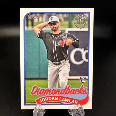 2024 Topps Update Jordan Lawlar Rookie 1989 35th Anniversary #89US-40 - Image 1 of 2