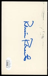 Robin Roberts Signed Autographed 3x5 Index Card JSA Authentic - Picture 1 of 1