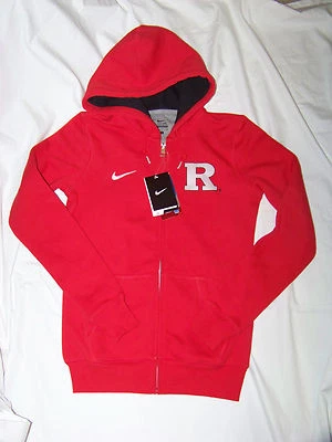 Sudadera con capucha con cremallera Nike Rutgers Scarlet Knights para mujer nueva con etiquetas venta al por menor $70 Foto 1 de 2