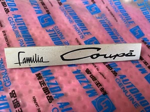 Mazda 800 R100 1200 Familia Coupe emblem Badge Genuine Part NOS JAPAN - Picture 1 of 7