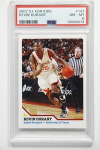 2007 Sports Illustrated for Kids Kevin Durant #147 RC PSA 8 NM-MT - Picture 1 of 2