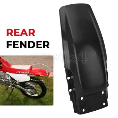 Fender traseiro preto para Honda XR80R XR100R 1985-2000 Dirt Bike XR 80R XR 100R - Imagem 1 de 4