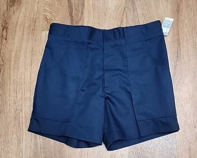Pantalones Cortos Harris Vintage Para Hombre Azul Años 80 Nuevos con Etiquetas 32 May Co. Los Angeles Foto 1 de 4
