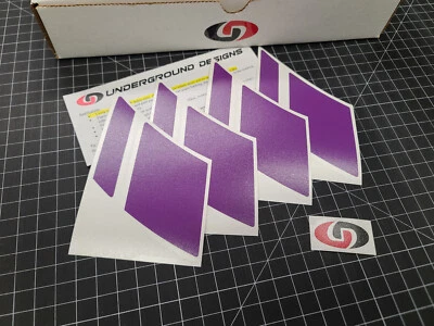 Calcomanías de rueda REDLINE pegatinas deportivas a rayas de hachís ajuste universal llantas de 18-20" Foto 1 de 4