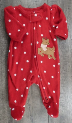Ropa para bebé niña niño Mine Carter's polar prematuro ciervo rojo patas conjunto Foto 1 de 3